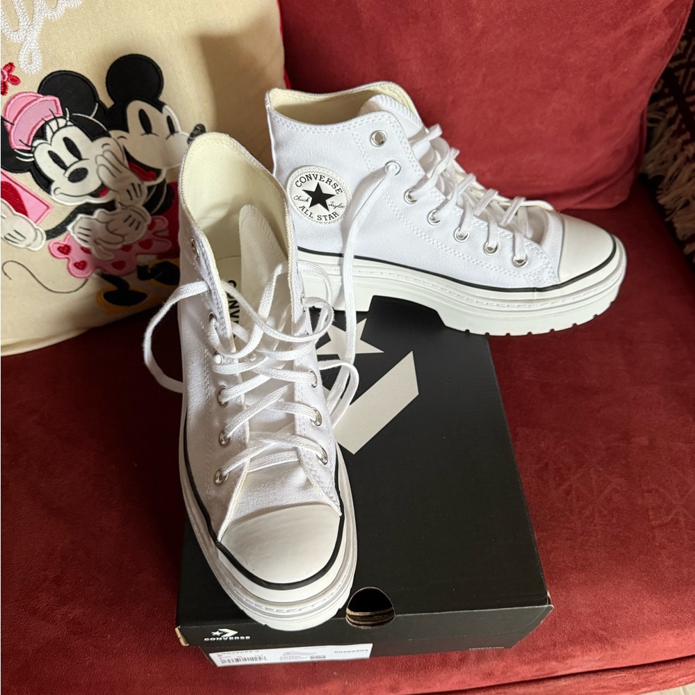 Converse Women's White High-Top Sneakers